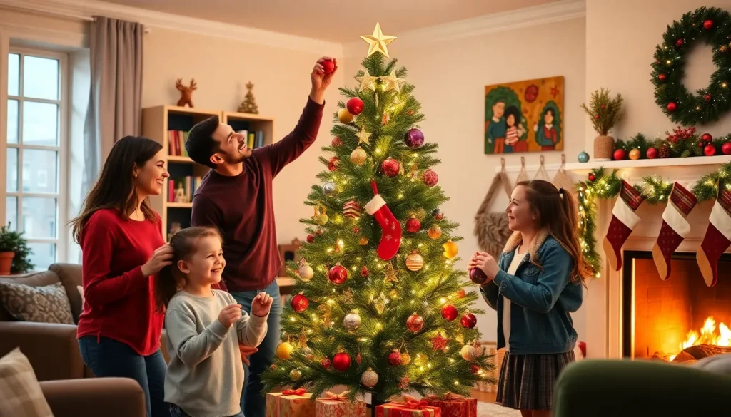 family christmas traditions